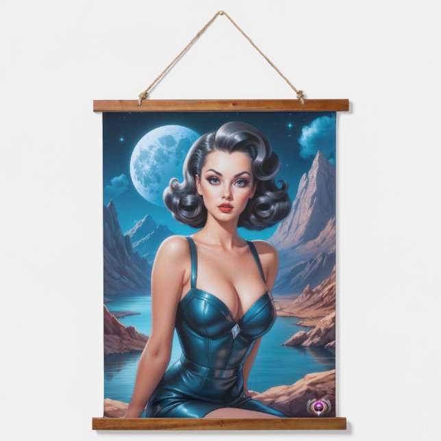 I'm On Vacation AI Concept Art by Xzendor7 Hanging Tapestry (Front)