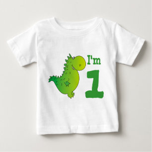 I'm One Baby's First Birthday T-Shirt,Cute Dragon Baby T-Shirt
