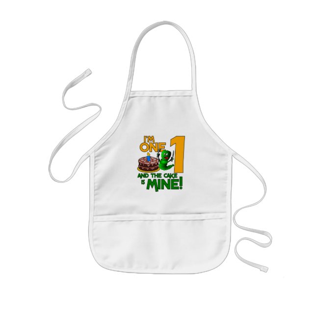 I'M ONE! bib Kids Apron (Front)