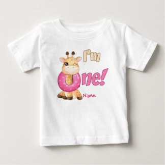 I'm One Giraffe Baby T-Shirt