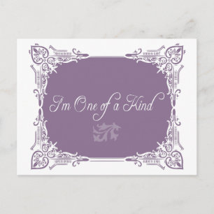 I'm One of a Kind Quote Postcard