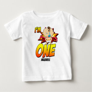 I'm One Superhero Boy Baby T-Shirt