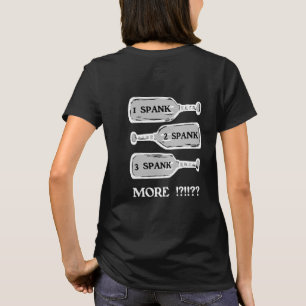 I'm Only Bad/Spanked Double-sided  T-Shirt