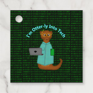 I'm Otter-ly Into Tech Favour Tags