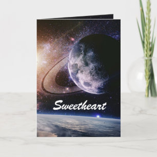 I'M OVER THE MOON VALENTINE card