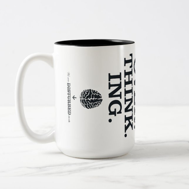 I'm Overthinking Two-Tone Coffee Mug (Left)