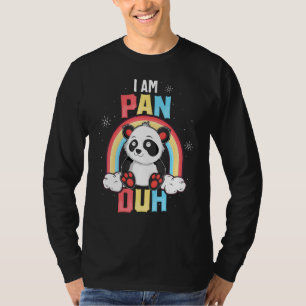 I'm Pan Duh Panda Pansexual Pride Rainbow Lgbt T-Shirt