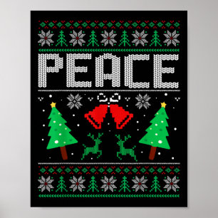 I'm Peace - I Come In Peace Couple Matching Ugly C Poster