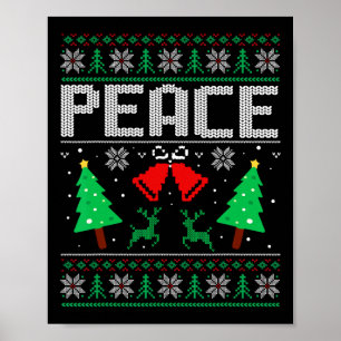 I'm Peace - I Come In Peace Couple Matching Ugly C Poster