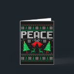 Im Peace - I Come In Peace Couple Matching Ugly Ch Card<br><div class="desc">Im Peace - I Come In Peace Couple Matching Ugly Christmas</div>