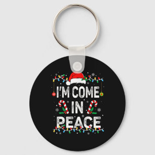 I'm Peace I Come In Peace Funny Matching Couple Ch Key Ring