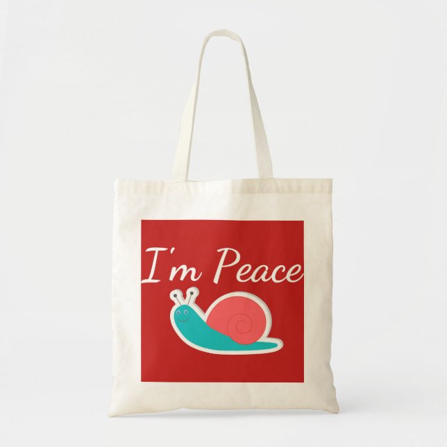 I'm Peace Tote Bag (Front)