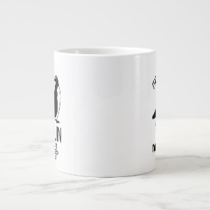 I'm Penguin Size, Short Girl Appreciation Day Large Coffee Mug
