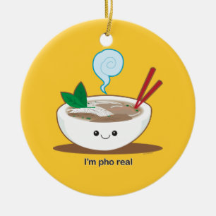 I'm Pho Real Ceramic Tree Decoration