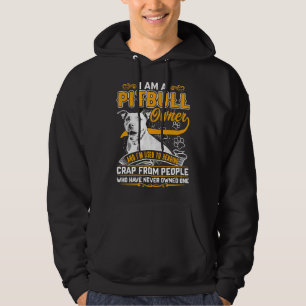 Im Pitbull Terrier Owner Dog Dad Mum Hoodie