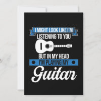 I'm Playing Guitar Music Player Musician Guitarist