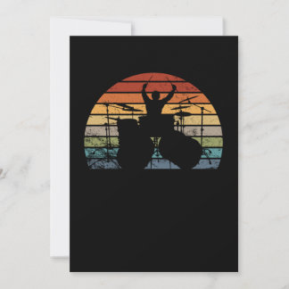 I'm Playing The Drums Thank You Card