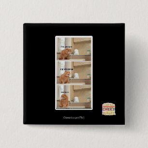 I'm poopin! 15 cm square badge