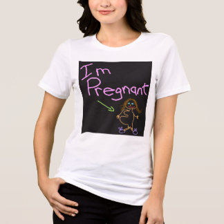 I'm Pregnant, Ladies satirical disclosure ;) Tri-B Tri-Blend Shirt