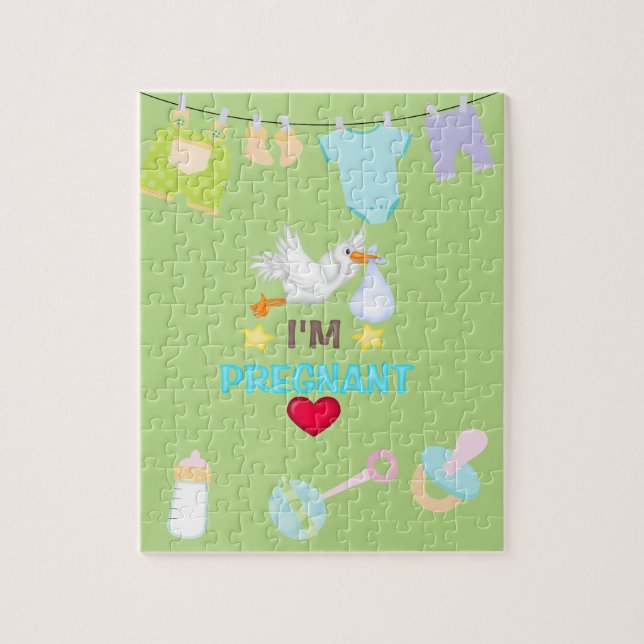 I'm pregnant puzzle (Vertical)