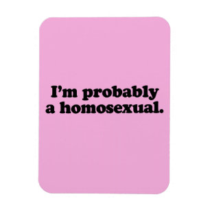 I'M PROBABLY A HOMOSEXUAL MAGNET