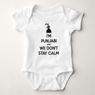 I'm Punjabi and We Don't Keep Calm Baby Bodysuit