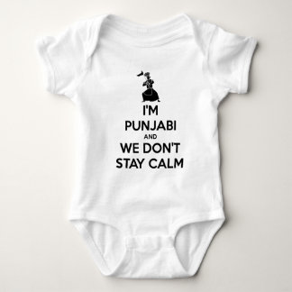 I'm Punjabi and We Don't Keep Calm Baby Bodysuit