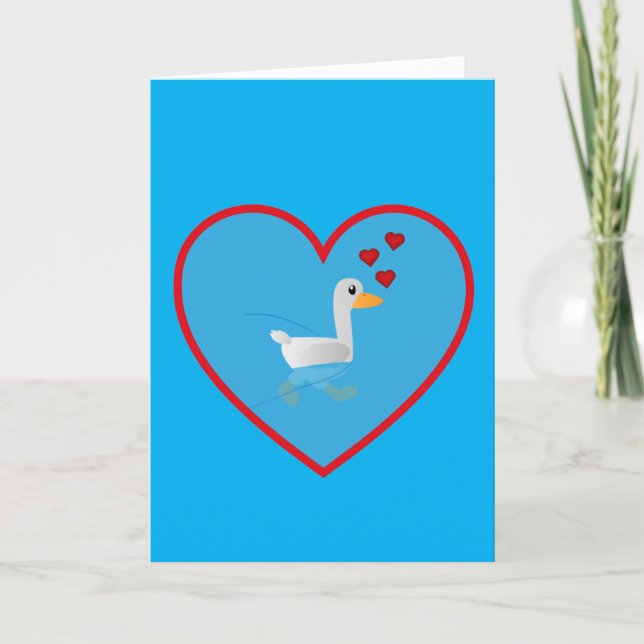 I'm Quackers for you Card (Front)