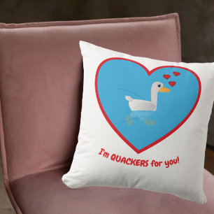 I'm Quackers for you Cushion