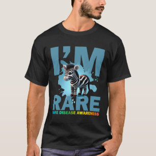 I'M Rare Cute Zebra For Rare Disease Awareness T-Shirt