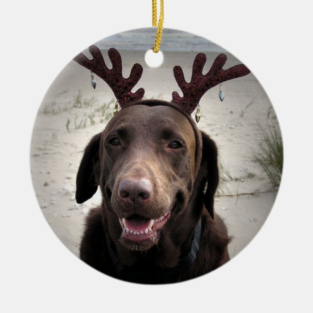 I'm ready ceramic tree decoration (Front)