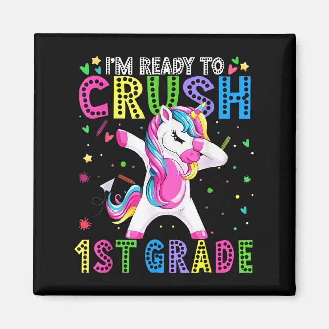 I'm Ready For First Grade Back To School 1st Grade Magnet (Front)