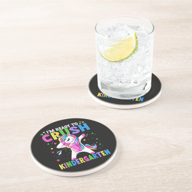I'm Ready For Kindergarten Back To School Coaster (Side)