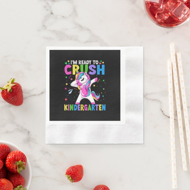 I'm Ready For Kindergarten Back To School Napkin (Insitu)