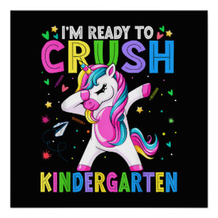 I'm Ready For Kindergarten Back To School Poster