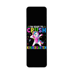 I'm Ready For Kindergarten Back To School Return Address Label