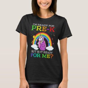 I'm Ready For Pre K Unicorn Rainbow T-Shirt