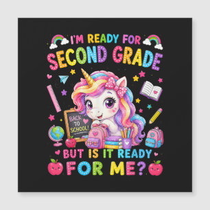 Im Ready for Second Grade Unicorn First Day