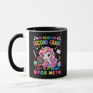 Im Ready for Second Grade Unicorn First Day Mug