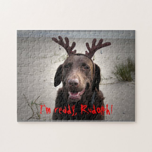 I'm ready, Rudolph! Jigsaw Puzzle (Horizontal)