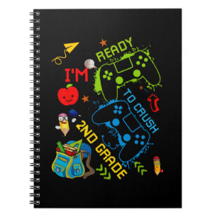 I'm Ready to Crush 2nd Grade Back To School Video  Notebook
