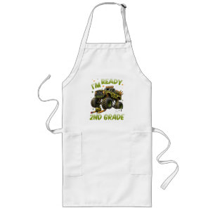 I'm Ready to Crush 2nd Grade Monster Truck Long Apron