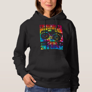 I'm Ready To Crush 2nd Grade Monster Truck Tie Dye Hoodie
