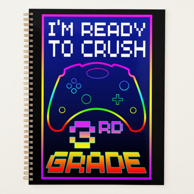 I'M READY TO CRUSH 3rd GRADE Planner (Front)