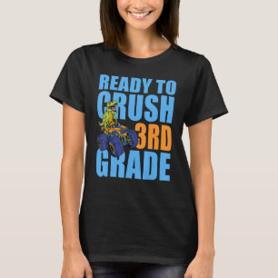 I'm Ready To Crush 3rd Grade Rex Back To School T-Shirt