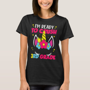 I'm Ready to Crush 3rd Grade Shark Back to School T-Shirt