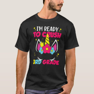 I'm Ready to Crush 3rd Grade Shark Back to School T-Shirt