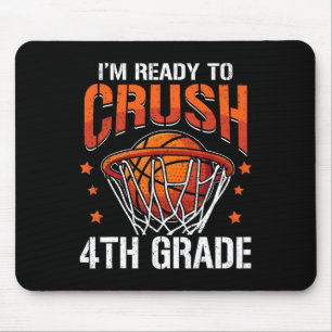 I'm Ready To Crush 4th Grade Sketll Ck To School Mouse Pad