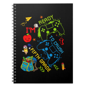 I'm Ready to Crush 5th Grade Back To School Video  Notebook