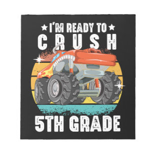 I'm Ready To Crush 5th Grade Cute Back To School Notepad